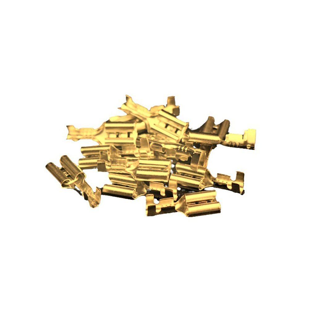 50Pcs 2.8/4.8/6.3mm Spade Terminals Female/Male Crimp Terminals New Wire Connectors