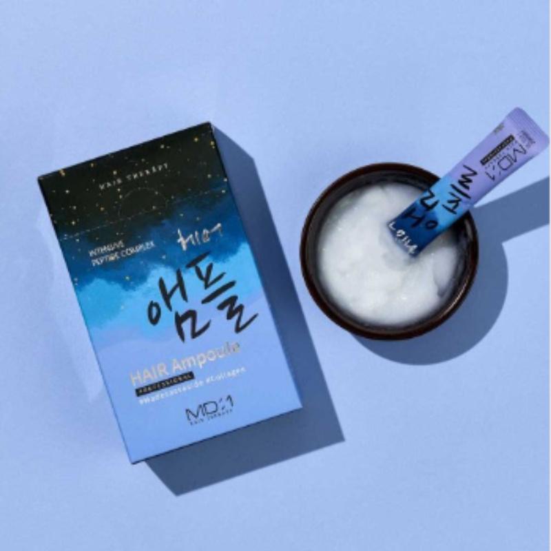MD:1 Intensive Peptide Complex Hair Ampoule 10ml  20ea,K-beauty Cosmetics 1pcs