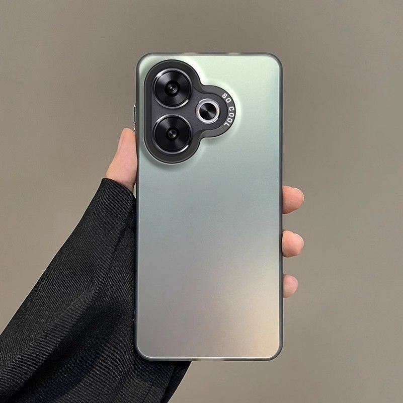 Colourful Silver Laser Gradient Case for POCO F6 POCO F6 Pro X6 Pro F5 Pro X5 F4 F3 Frosted Acrylic Camera Protect