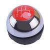 55344048 5 Speed Car Gear Shift Shifter Knob Head Ball + Stick Cover Boot Gaiter Fit for Fiat 500 2012-2018 Chrome Silver & Red