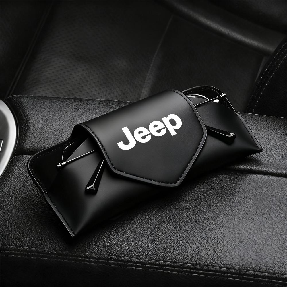 Cup Holders Car Interior Portable Glasses Box Auto Sunglasses Clip For Jeep Grand Cherokee Wrangler JK Gladiator Compass Renegad