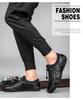 Men's Plus Size Casual Leather Moccasins: Spring/Summer British Style in Cowhide