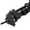 Front Rear Straight Complete Axle with 2pcs Metal Drive Shaft Fit for 1/10 Axial SCX10 I SCX10 II RC Car