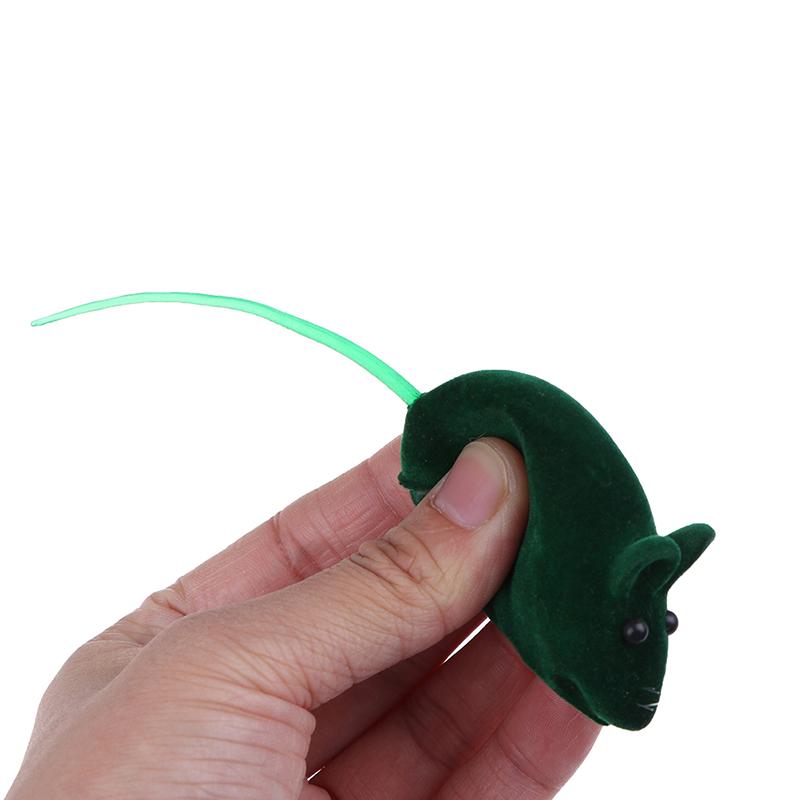 

1 шт. крысиный год пищащий звук ложная мышь для дразнилки кошки щенок дрессировщик звуковая игрушка 1 pcs