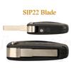 jingyuqin Flip Remote Car Key 433MHZ Megamos Crypto ID48 For Fiat Ducato Citroen Relay Peugeot Boxer Lancia With SIP22 Blade