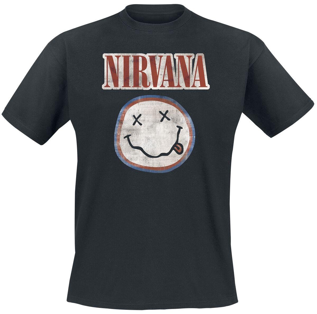 

Nirvana Grunge Art Tee Ideal for Rock Enthusiasts Who Appreciate Grunge’s Rebellious Legacy and Retro Style in Casual T-Shirts 4XL