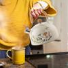 Stovetop Kettle Stainless Steel Whistling Teapot with Wooden Handle Large Capacity Boiling