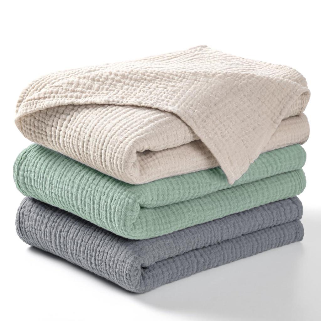 Newborn Muslin Swaddle: Soft, Breathable Blanket for Wrapping, Burping & Bathing - Perfect Baby Gift