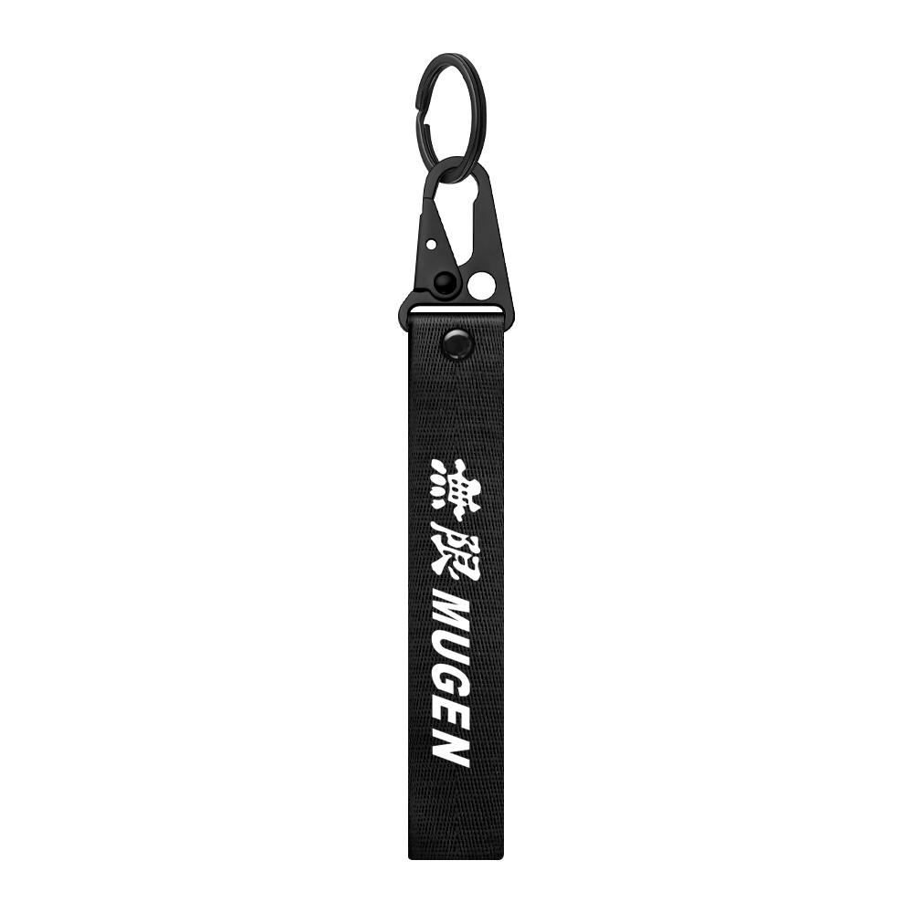 VFHJQ1 New Metal/Leather Keychain Hand-Woven Key Rope Key Ring Key Holder Gift For Honda Mugen Typer ACCORD Avancier Airwave Civic FK8
