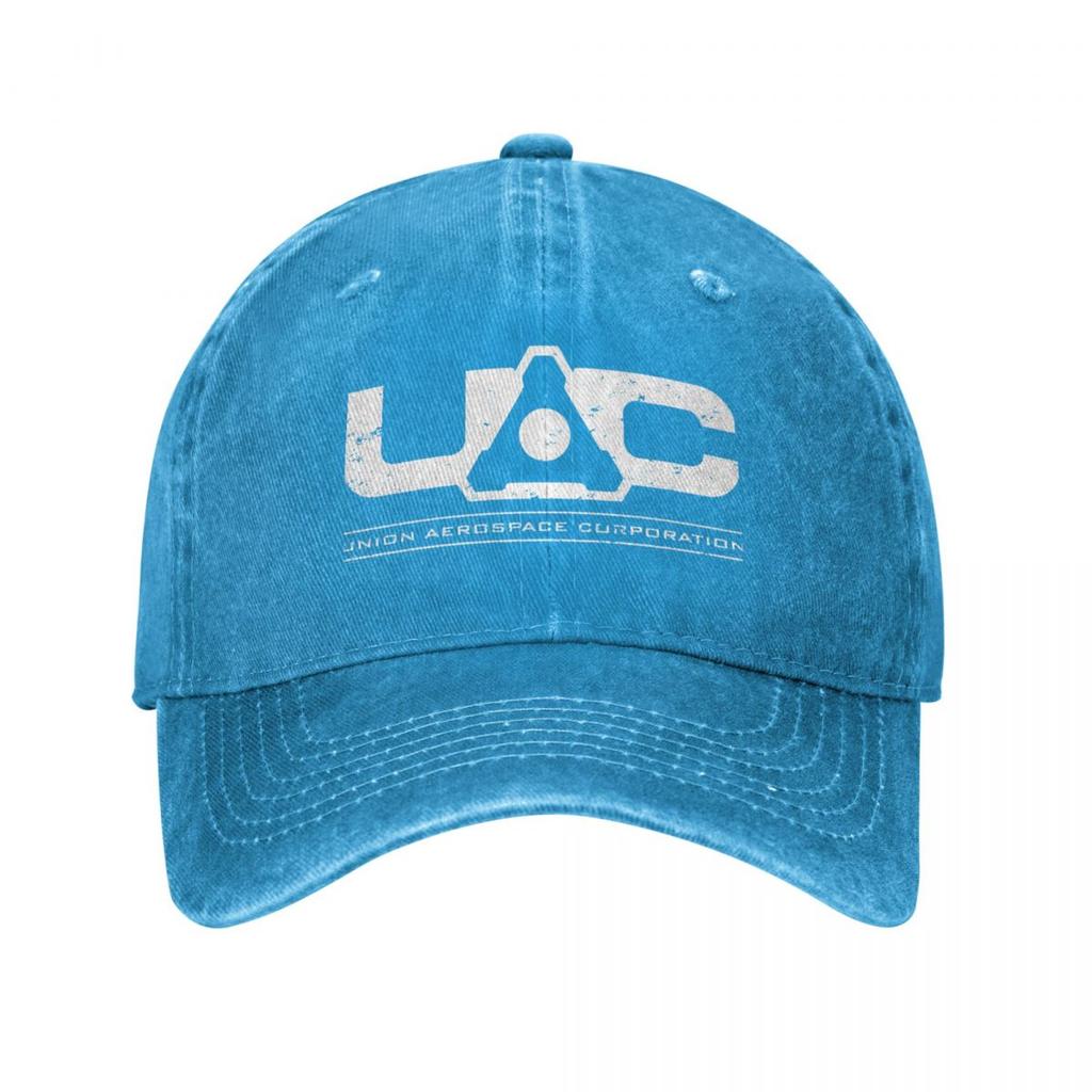 Doomed UAC Washed Baseball Cap Video Game Fashion Trucker Hat Summer Men Adult Hunting Camping Designer Baseball Caps
