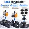 Three Height Options Hall Effect Joystick Kit for PS5 Controller Thumbstick Customization