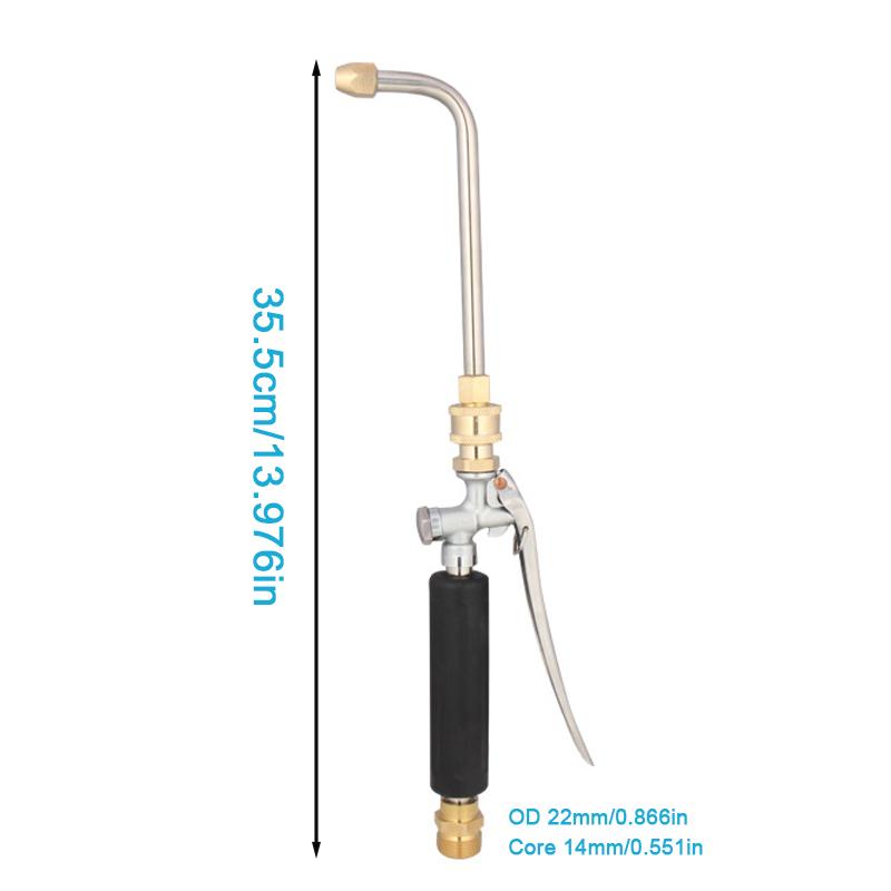 M22-14 Pressure Washer Gun - Multi-Purpose Nozzle with 1/4'' Quick Connect Extension Wand for Multi Scene Cleaning