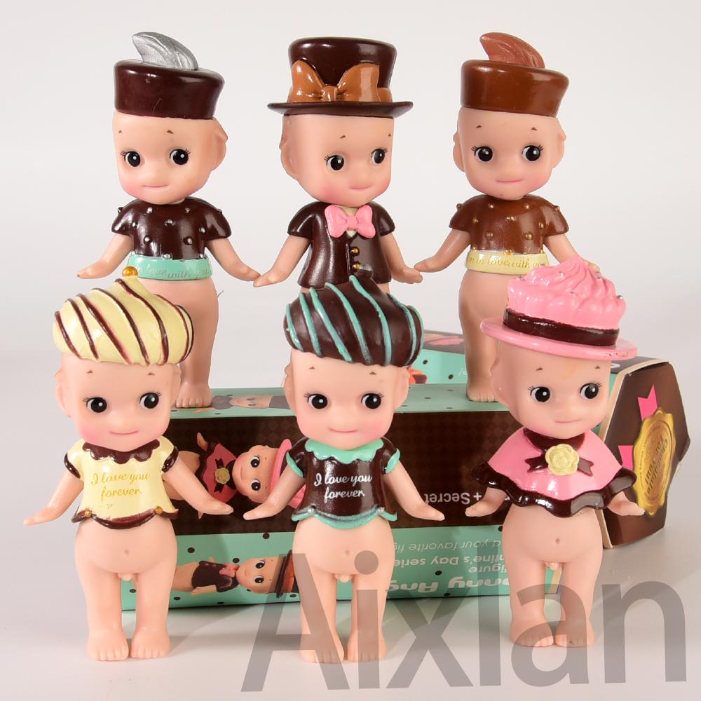 Cute Kewpie Doll Valentine's Day Limited Edition Sonny Angel Animal Action Figure Toys Fox Dog Mouse Limited 1 PCS 8 CM