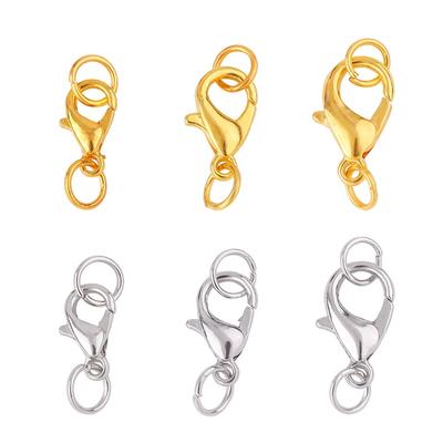 10Pcs/Lot For Jewelry Making Popular Lobster Buckle DIY Jewelry Accessories Golden Silver Clasp Metal Chains DIY Necklace Supplies Jewelry Accessory