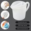 Fluid Art Silicone Split Pouring Cup 500ML with Dividers Reusable Mixing Cup for Epoxy Resin Acrylic Paint DIY Handmade Tool