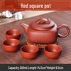 Small Capacity Yixing Xishi Pot: Handmade Purple Clay Teapot with Filter - Antique Style Kung Fu Tea Set