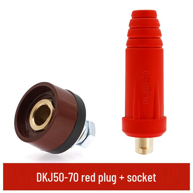 Argon-Lichtbogenschweißgerät Schnellanschluss-Set mit Massekabel und Stecker/Buchse.