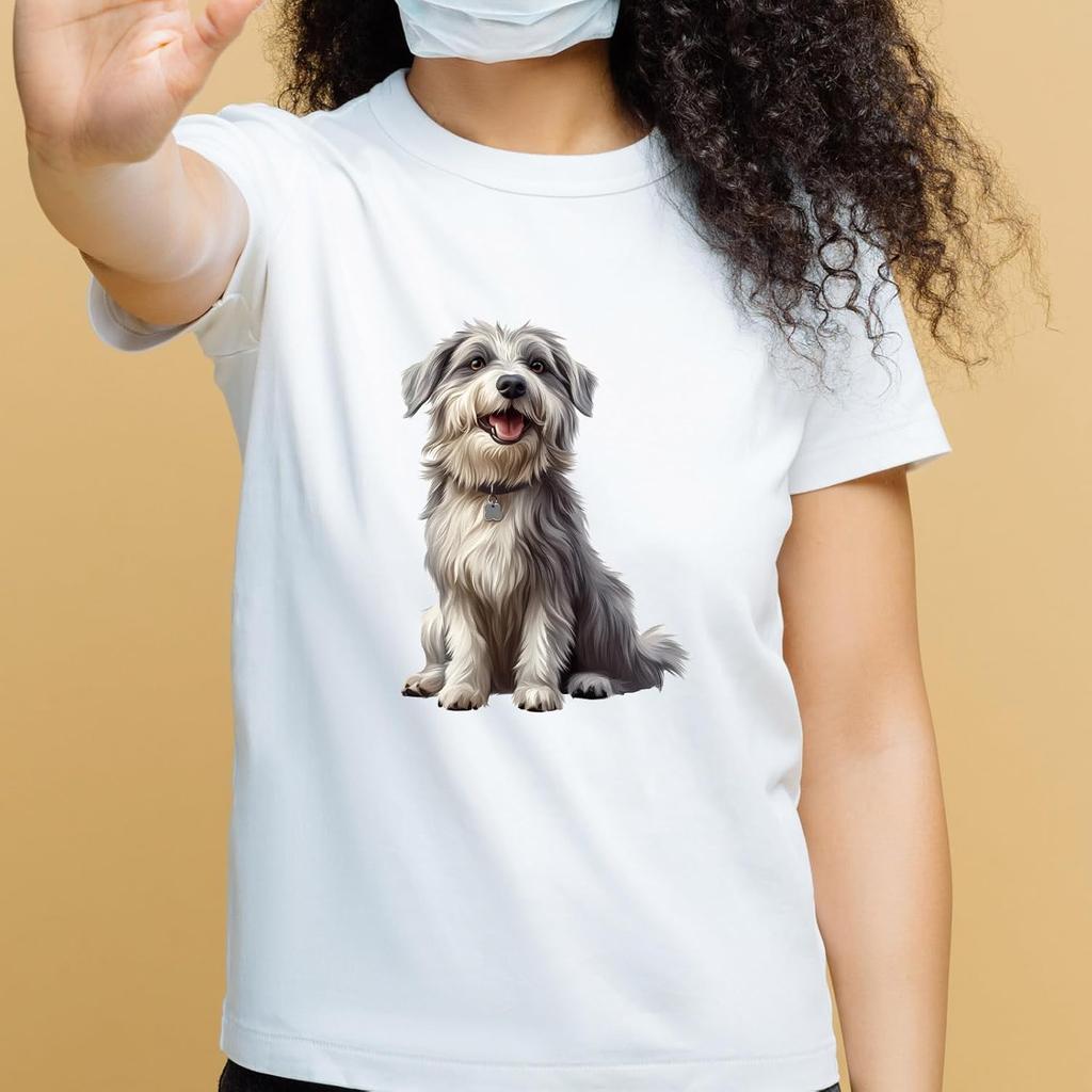 SUPERDANT 9pcs Puppy Dog Heat Transfer Stickers Cute Dog Iron On Transfers Iron On Patches Stickers Washable Heat Transfer Decals for T Shirts