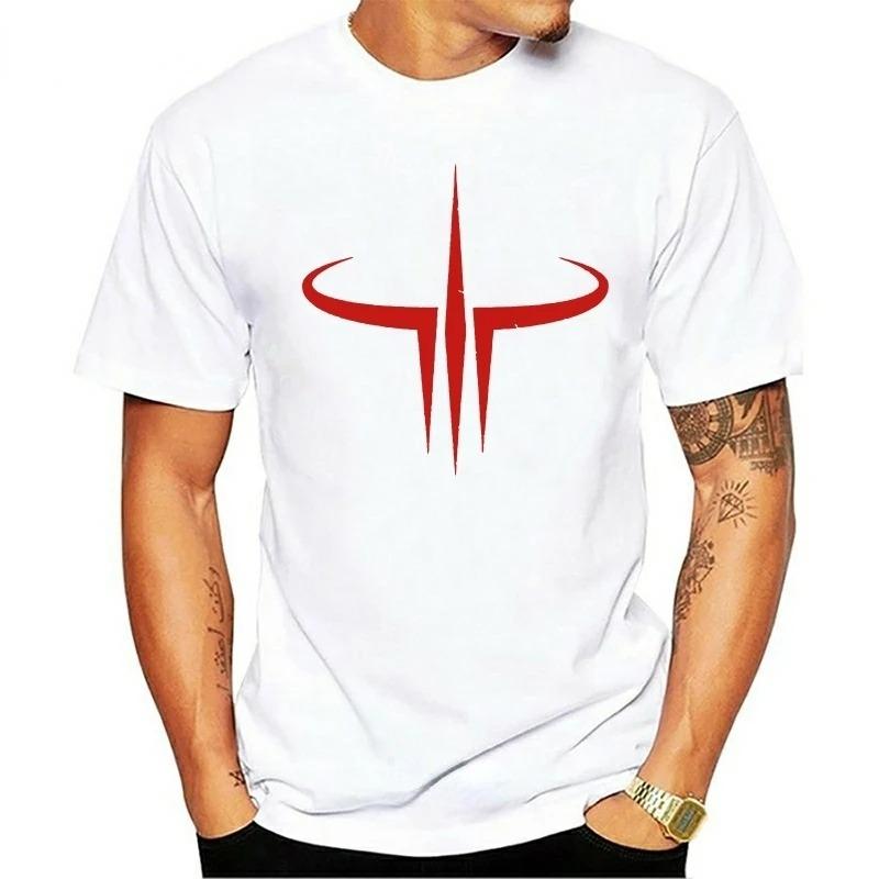 

Limitiert Neu Quake Shirt Shooting Games Quake3 Logo Short Sleeve T-shirt Streetwear Clothing Camisetas Breathable 4XL
