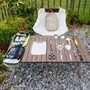 Portable Multi-Functional Camping Cookware Set with Knives and Storage Bag