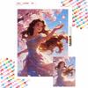 Diamond Painting Art Kit Belle Princess Cherry Blossom Handmade DIY Home Decor Gifts