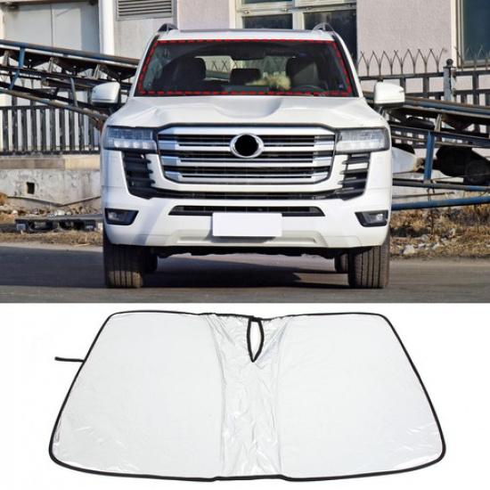 Car Sun Shade Windshield Window Sunshade Cover For Toyota Land Cruiser 16-22