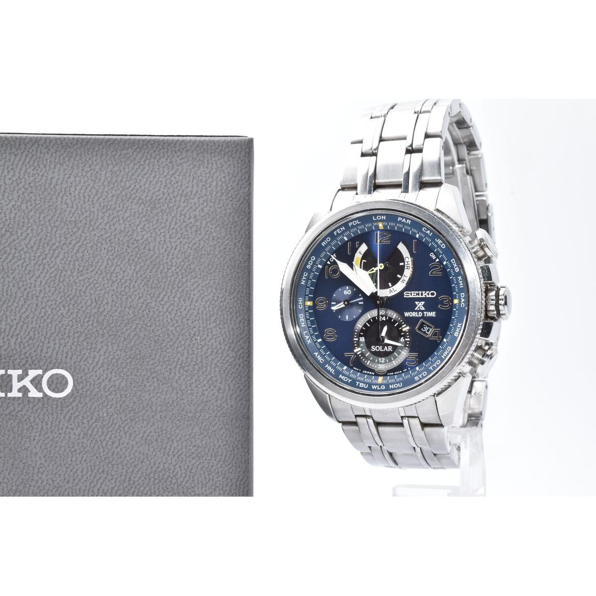 [Operation] SEIKO PROSPEX V195-0AD0 Blue Dial Chronograph