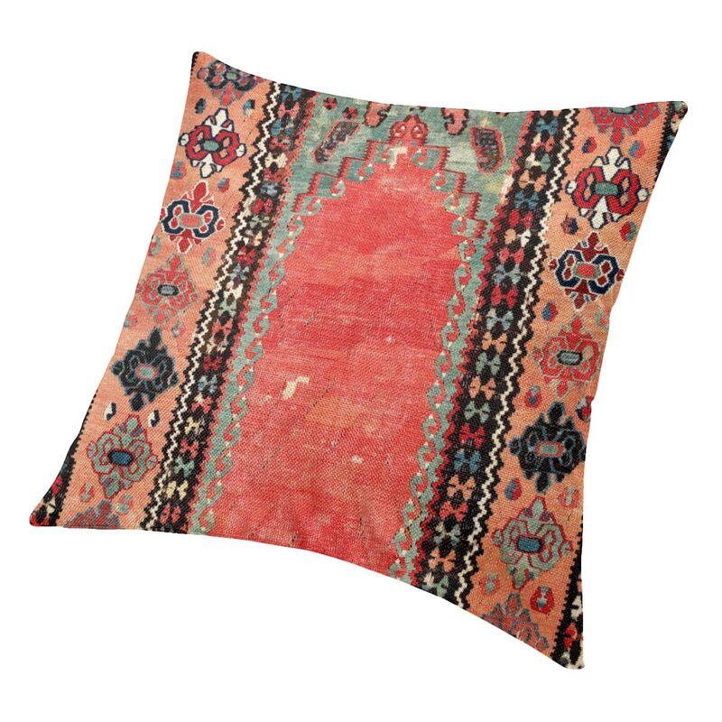 Turkish Niche Kilim Print Cushion Cover Sofa Home Decorative Retro Boho Persian Tribal Ethnic Art Square Throw Pillow Case 45X45