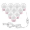Mirror Front Light Dimmable Makeup Mirror USB Touch Control Light 6  LEDs