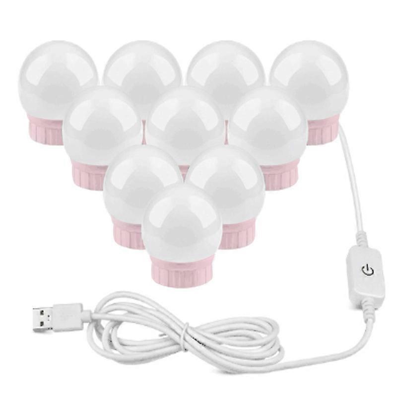 Mirror Front Light Dimmable Makeup Mirror USB Touch Control Light 6  LEDs