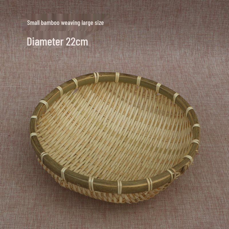 Bamboo Woven Multifunctional Basket: Rice Washer, Fruit Drainer, Vegetable Basket, Steamed Bun & Storage Solution