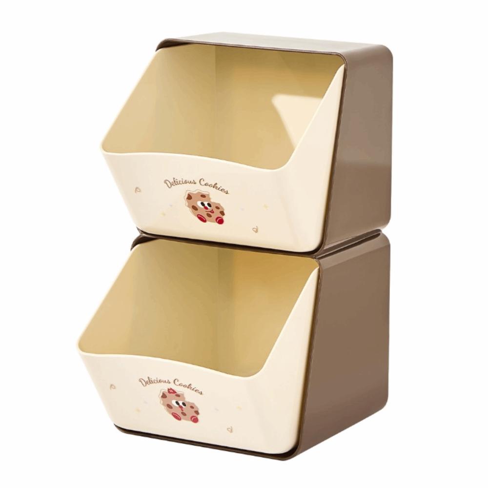 

Creative Tea Bag Storage Box Space Saving Coffee Capsule Storage Shelf Office Supplies белый