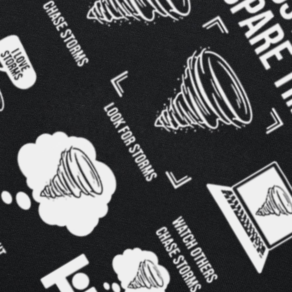 Lustige Dinge, die ich in meiner Freizeit tue Tornado-Sturmjäger Grafik T-Shirts Herren Humor Streetwear T-Shirt Kurzarm Lockere Kleidung