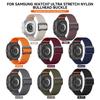 Nylon Strap For Samsung Galaxy Watch Ultra 47mm Elastic Sports Loop Wrist Watch Bracelet Correa For Galaxy Watch 7 Ultra Band