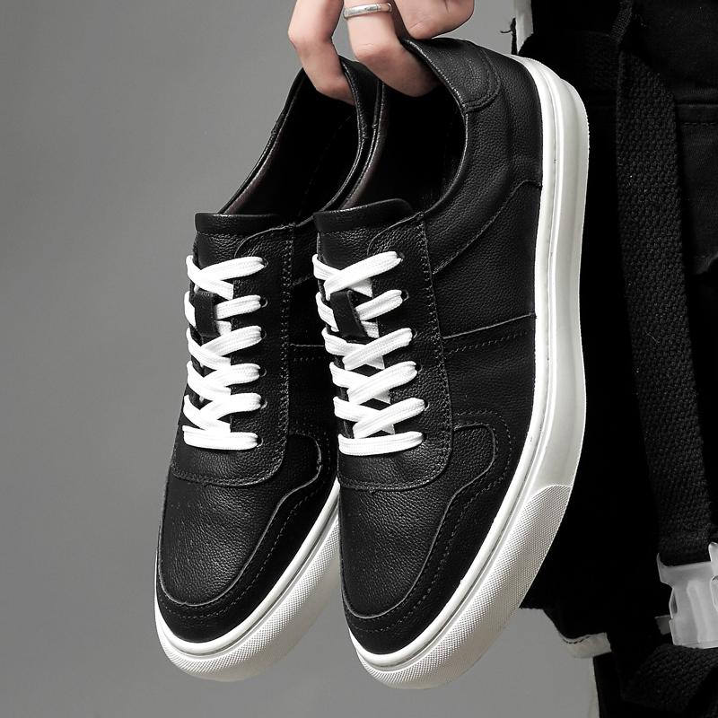 Men Shoes Genuine Leather Casual Shoes Fashion Sneakers Breathable Trend Man Shoes Brand Casual Sneakers