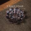 1PC Gold Incense Burner Stick Holder Buddhism Lotus Line Incense Plate Base Temples 7