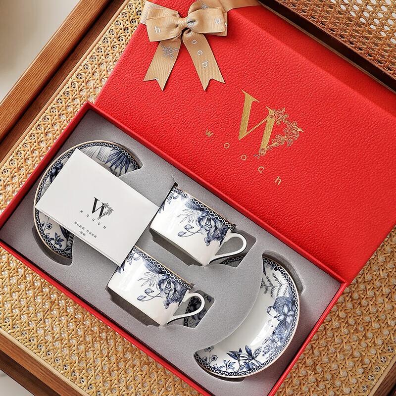 WOOCH Klein Blue Exquisite Ceramic Cup and Saucer Set