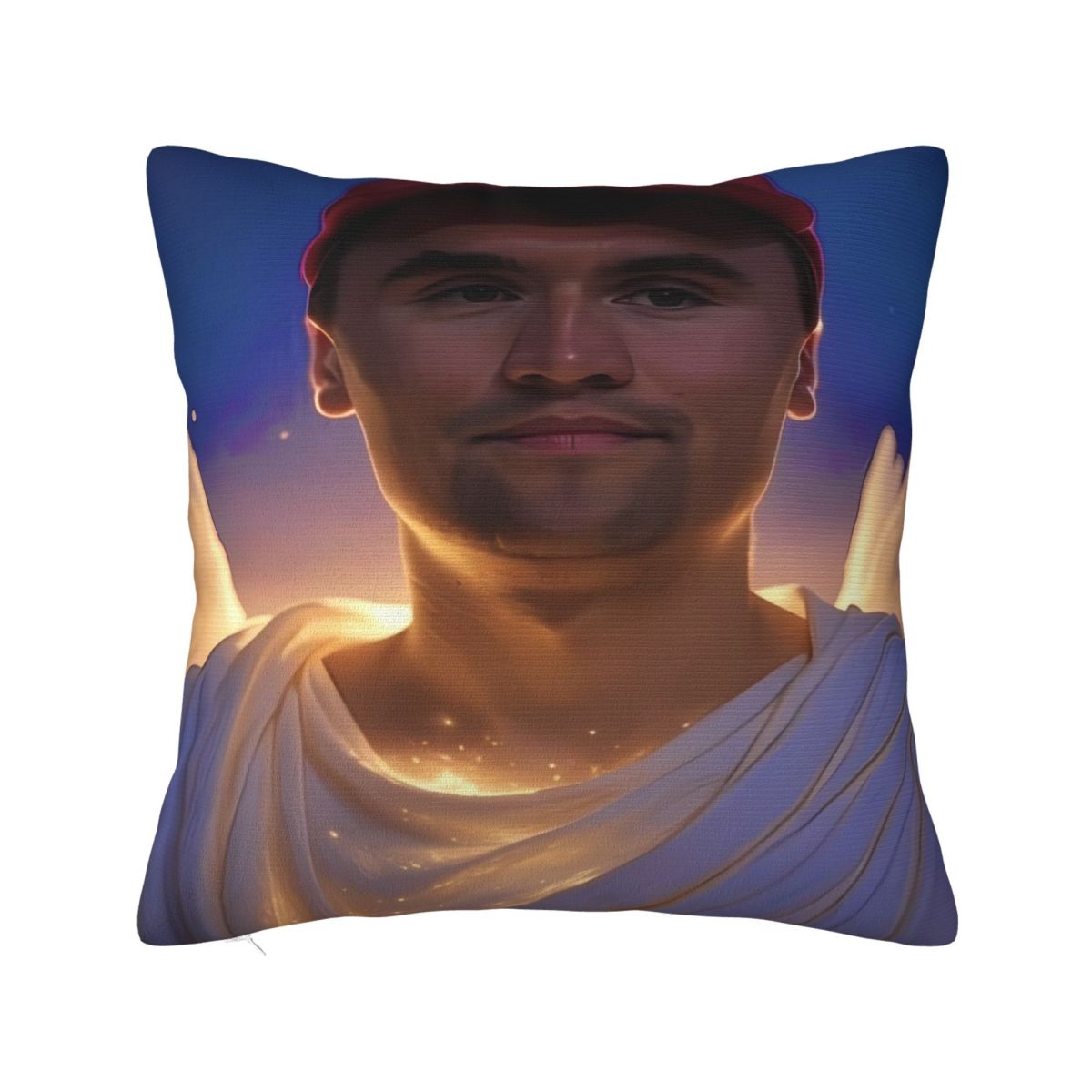 Fine Glasses Unisex Charlie Kirk Angelic Advocate Pillowcase Vintage Pillow Cover For Sofa Car Home Decor Cushion Cover Soft Designer Pillowcases