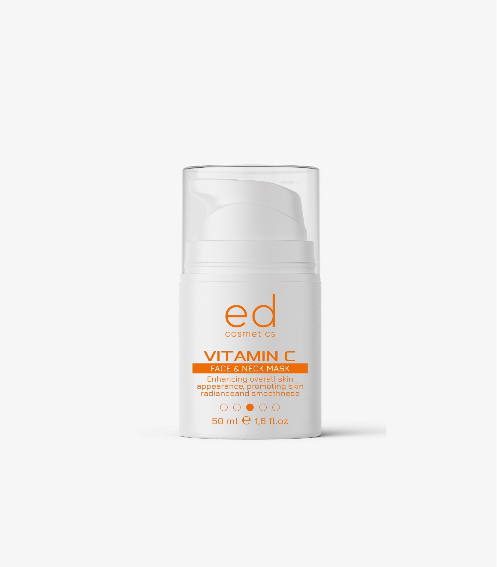 

Маска для лица и шеи с витамином C FACE & NECK MASK ED Cosmetics 50 мл