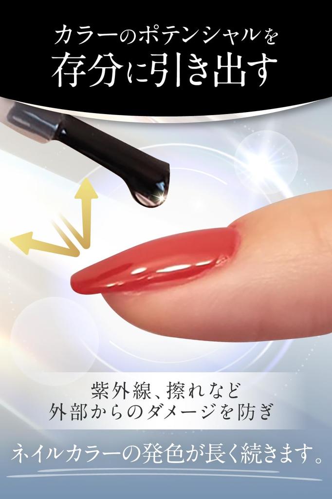 MIKAGAMI Top Coat Nail Quick Made in Japan Polish, Drying, 10mL,