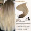 Full Shine Tape in Hair Extensions Remy Human Hair Balayage Highlights Natural Hair For Salon