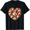 Hamsters Love Heart of Hamster Pets Kids Women Teen Girls T-Shirt(1)