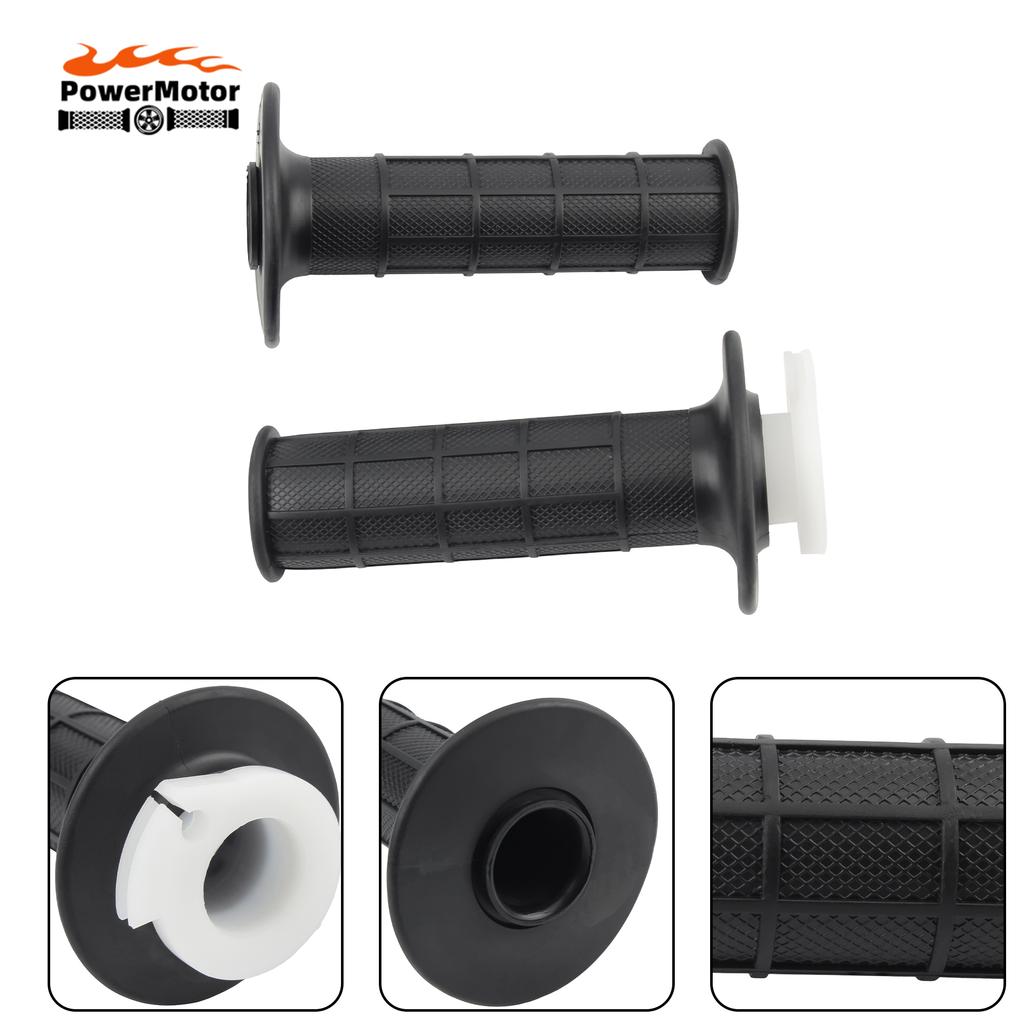 Motocross Gasgriffe 22mm Schwarz Enduro Für Yamaha Honda Kawasaki 110-250CC ATV UTV Motorrad Universelle Teile