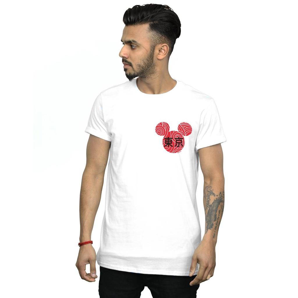 Disney Mens Mickey Mouse Symbol T-Shirt