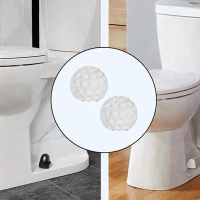 2 Keramik-Toilettenschrauben, Nützlich, Dekorativ, Einfach und Leicht zu Installieren, Badezimmerzubehör.