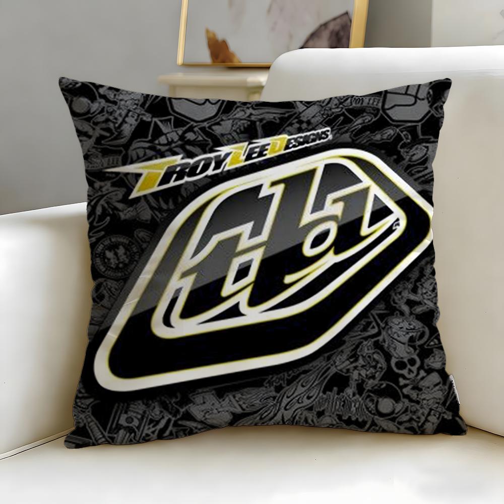 Hot Ttroy Leeing Cushion Cover Soft  EasyWash Pillow Case  Versatile for Couch Bed Travel and Office