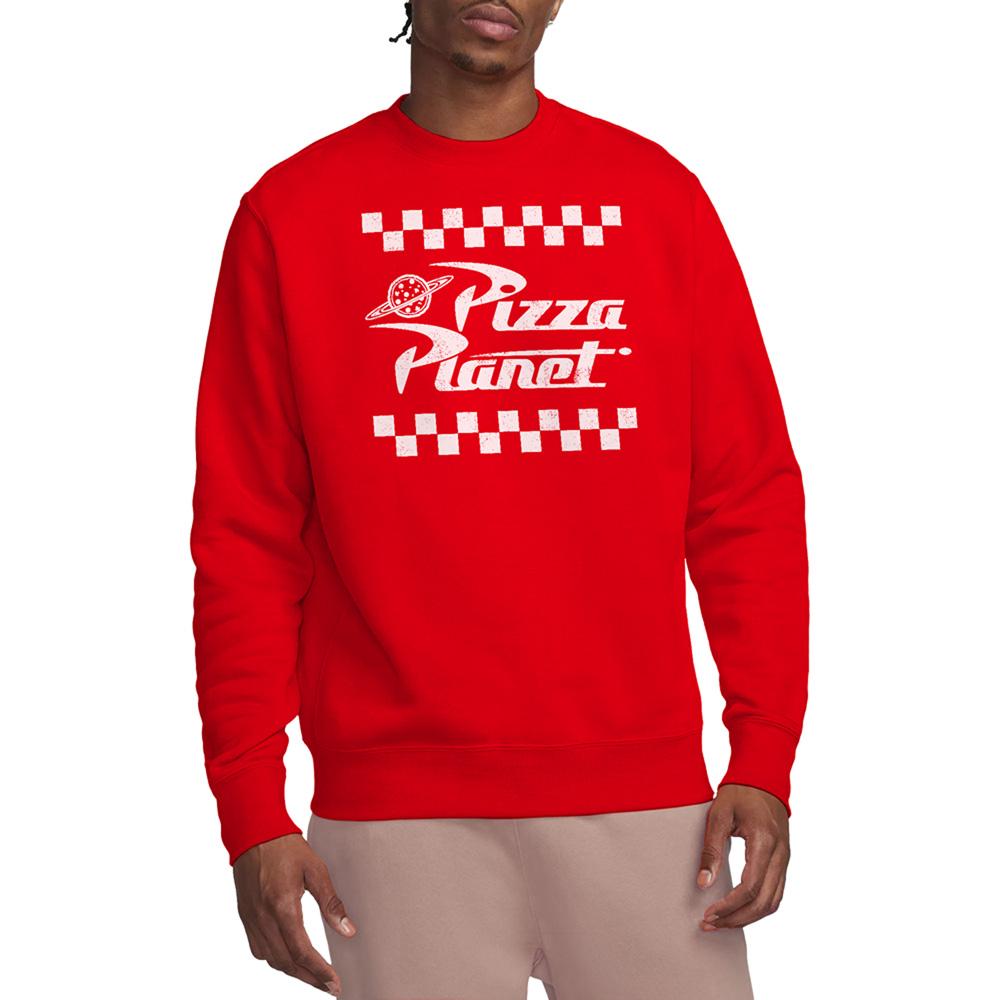 Toy Story Unisex Adult Pizza Planet Takeaway Logo Sweatshirt