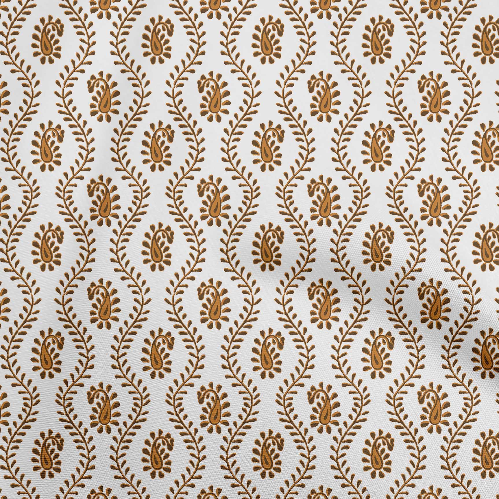 

oneOone Georgette Viscose Light Green Fabric Block Sewing Craft Projects Fabric Prints By Yard 42 Inch 42 Inch Wide - Viscose Chiffon помаранчевий