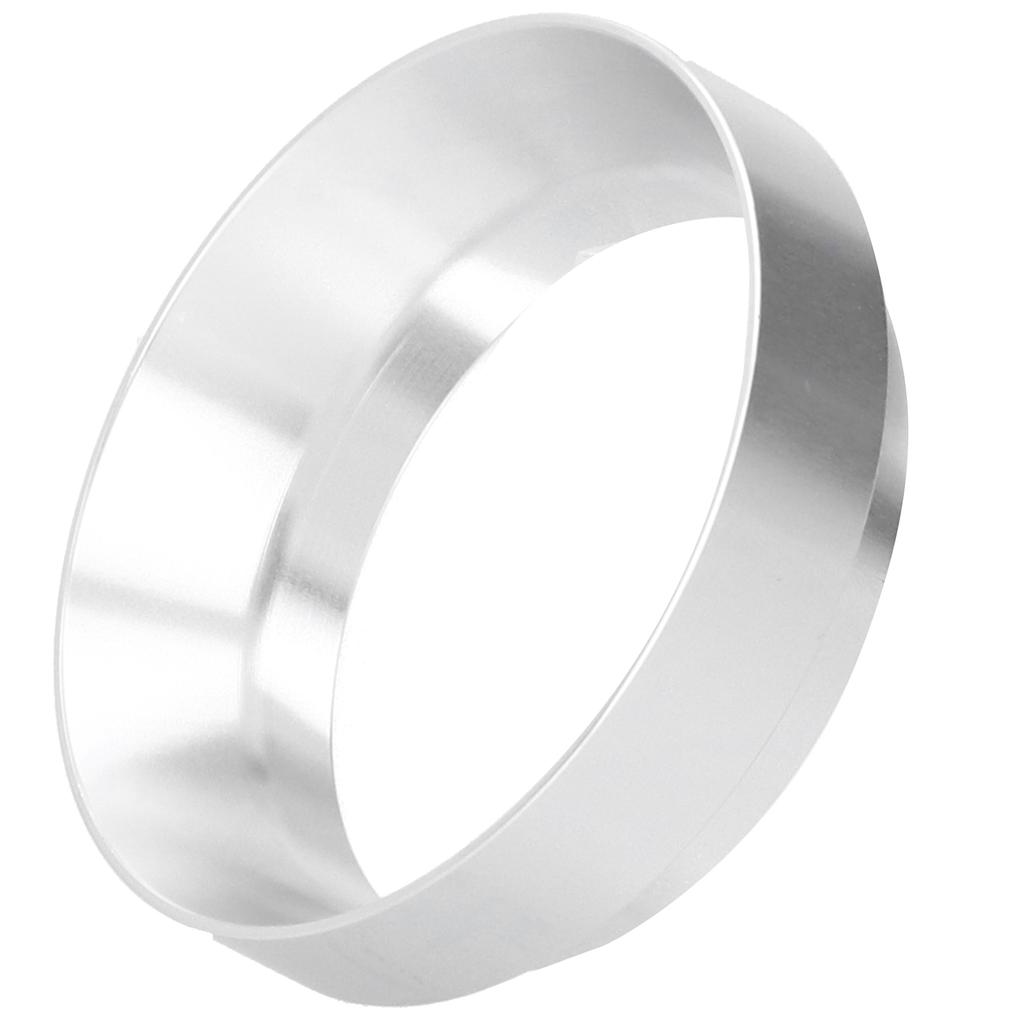 Kaffee Dosierring Ersatz mit Magnetischem Anti-Flugpulverdeckel Dosiertrichter Kaffeemaschinenteile(Silber 58MM )