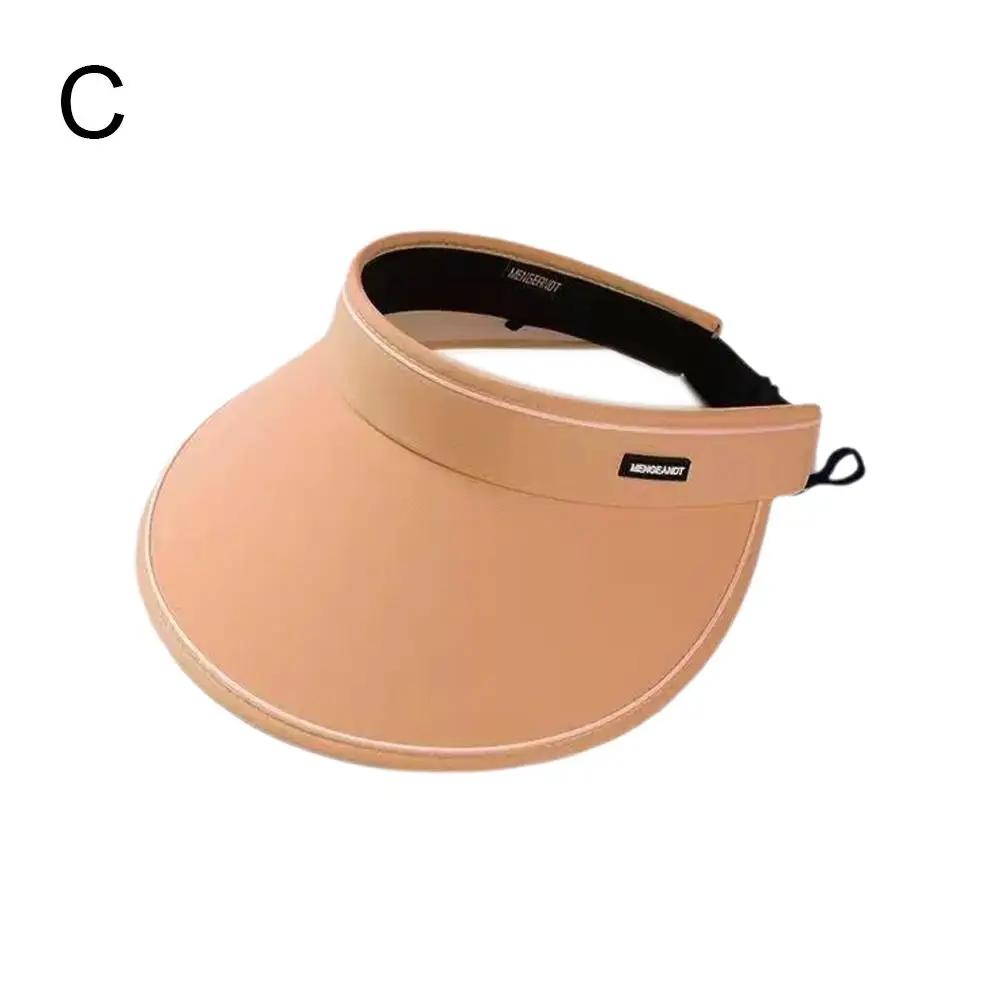 

Новая летняя пустая шляпа от солнца для женщин, повседневная, с регулируемым козырьком, для походов на природу, для девочек, для мальчиков, для пляжа, солнца, моря, F4W2 оранжевый